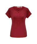 Biz Collection Corporate Wear Cherry / 6 Biz Collection Women’s Lana Short Sleeve Top K819ls