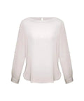 Biz Collection Corporate Wear Ivory / 6 Biz Collection Women’s Madison Boatneck Blouse S828ll