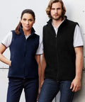 Biz Collection Women’s Plain Micro Fleece Vest Pf905 - Simply Scrubs Australia