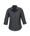 Biz Collection Corporate Wear Charcoal / 6 Biz Collection Women’s Plain Oasis 3/4 Sleeve Shirt Lb3600