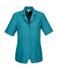 Biz Collection Corporate Wear Teal / 6 Biz Collection Women’s Plain Oasis Overblouse S265ls