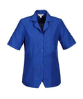 Biz Collection Corporate Wear Electric Blue / 6 Biz Collection Women’s Plain Oasis Overblouse S265ls