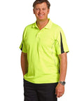 Hi-vis Legend Short Sleeve Polo Mens' SW25A Work Wear Australian Industrial Wear   