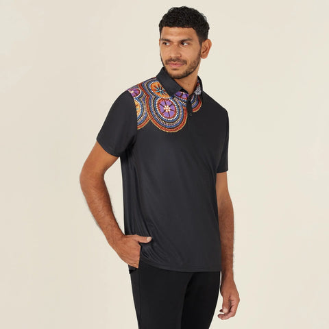 NNT Bush Tucker Men's Indigenous Corporate Polo Shirt CATJJS - Allsorts Workwear