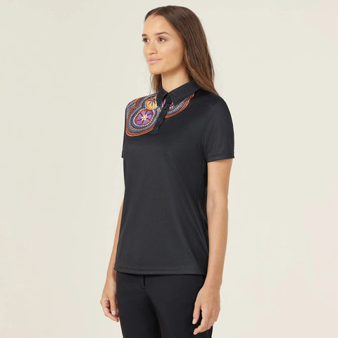 NNT Bush Tucker Women's Indigenous Corporate Polo Shirt CATUSW - Allsorts Workwear