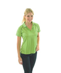 DNC Workwear Casual Wear Cool Lime/Navy / 24 DNC WORKWEAR Women’s Cool-Breathe Rome Polo 5268