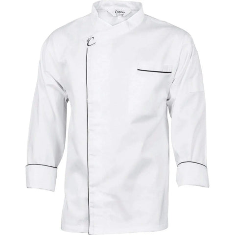 DNC Workwear Hospitality & Chefwear White / 3XL DNC WORKWEAR Cool-Breeze Long Sleeve Modern Jacket 1124