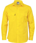 DNC Workwear Work Wear DNC WORKWEAR Cool-Breeze Cotton Long Sleeve Work Shirt 3208
