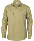 DNC Workwear Work Wear DNC WORKWEAR Cool-Breeze Cotton Long Sleeve Work Shirt 3208