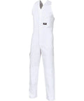 DNC Workwear Work Wear White / 77R DNC WORKWEAR Cotton Drill Action Back Overall 3121