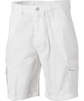 DNC Workwear Work Wear White / 82R DNC WORKWEAR Cotton Drill Cargo Shorts 3302