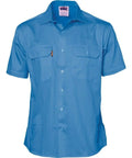 DNC Workwear Work Wear DNC WORKWEAR Cotton Drill Short Sleeve Work Shirt 3201