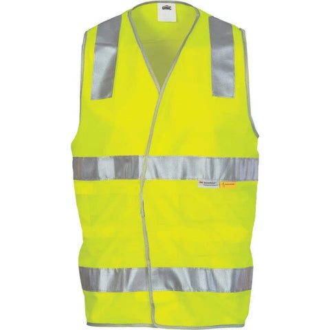 DNC Workwear Work Wear Yellow / S DNC WORKWEAR Day/Night Hi-Vis Safety Vest 3803