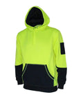 DNC Workwear Work Wear DNC WORKWEAR Hi-Vis 2 Tone Super Fleecy Hoodie 3721