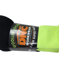 DNC Workwear Work Wear Yellow/Navy / 2-5 DNC WORKWEAR Hi-Vis 2 Tone Woollen Socks - 3 Pair Pack S105