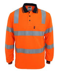 DNC Workwear Work Wear Orange / XS DNC WORKWEAR Hi-Vis Bio-motion Taped L/S Polo 3713