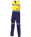 DNC Workwear Work Wear Yellow/Navy / 82R DNC WORKWEAR Hi-Vis Cotton Action Back with 3M Reflective Tape 3857