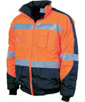 DNC Workwear Work Wear Orange/Navy / XS DNC WORKWEAR Hi-Vis D/N Contrast Bomber Jacket 3992