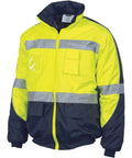 DNC Workwear Work Wear DNC WORKWEAR Hi-Vis D/N Contrast Bomber Jacket 3992