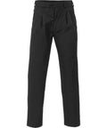 DNC Workwear Work Wear Black / 72R DNC WORKWEAR Men’s P/V Pleat Front Pants 4502