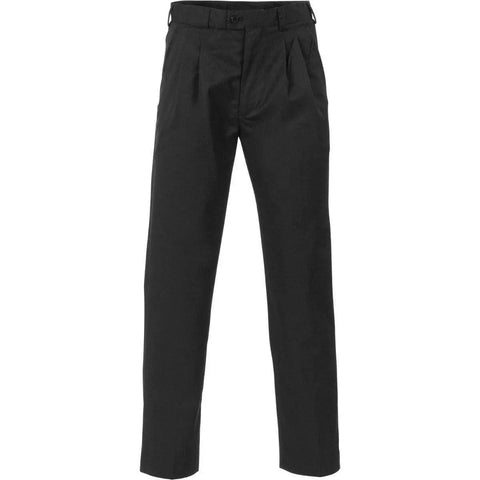 DNC Workwear Work Wear Black / 72R DNC WORKWEAR Men’s P/V Pleat Front Pants 4502