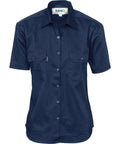 DNC Workwear Work Wear DNC WORKWEAR Women’s Cotton Drill Work Shirt - Short Sleeve 3231