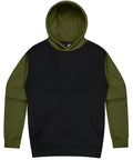 Aussie Pacific Monash Kids Hoodie 3530  Aussie Pacific BLACK/MILITARY GREEN 4 