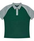 Aussie Pacific Manly Mens Polo 1318  Aussie Pacific BOTTLE/SILVER S 