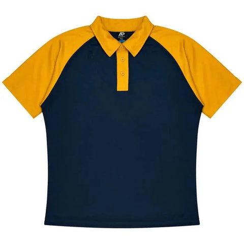 Aussie Pacific Manly Mens Polo 1318  Aussie Pacific NAVY/GOLD S 
