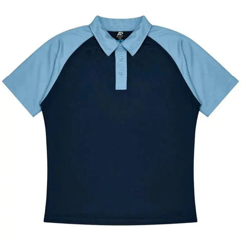 Aussie Pacific Manly Mens Polo 1318  Aussie Pacific NAVY/SKY S 