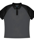 Aussie Pacific Manly Kids Polo Shirt 3318  Aussie Pacific CHARCOAL/BLACK 4 