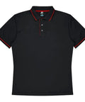 Aussie Pacific Cottesloe Men's Polo Shirt 1319  Aussie Pacific BLACK/RED S 
