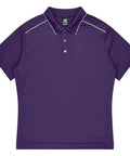 Aussie Pacific Currumbin Men's Polo Shirt 1320  Aussie Pacific PURPLE/WHITE S 
