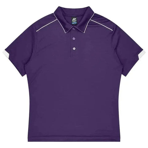 Aussie Pacific Currumbin Men's Polo Shirt 1320  Aussie Pacific PURPLE/WHITE S 
