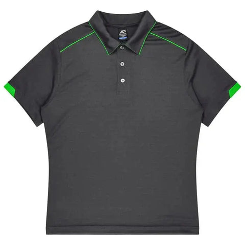 Aussie Pacific Currumbin Men's Polo Shirt 1320  Aussie Pacific SLATE/BLACK S 