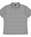 Aussie Pacific Vaucluse Men's Polo Shirt 1324  Aussie Pacific SILVER/BLACK S 