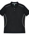 Aussie Pacific Kuranda Men's Polo Shirt 1323  Aussie Pacific BLACK/WHITE S 