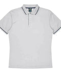 Aussie Pacific Cottesloe Kids Polo Shirt 3319  Aussie Pacific WHITE/NAVY 4 