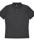 Aussie Pacific Cottesloe Kids Polo Shirt 3319  Aussie Pacific SLATE/BLACK 4 