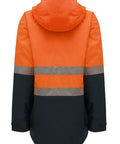 Hard Yakka Two Tone Quilted Taped Hi Vis Jacket Y06685 Work Wear Hard Yakka   