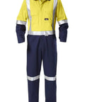 Hard Yakka 2 Tone Reflective Taped Coverall Y00262 Work Wear Hard Yakka   