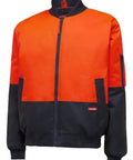 Hard Yakka Hi Vis Two Tone Jacket Y06670 Work Wear Hard Yakka Orange/Navy (ONA) S 