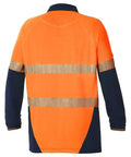 Hard Yakka Work Wear Hard Yakka HV2T LS VENT POLO T Y11379