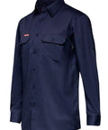 Hard Yakka Long Sleeve Vented Work Shirt Y04630 Work Wear Hard Yakka Navy (NAV) S 
