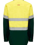 Hard Yakka Long Sleeve Hi Vis Taped Shirt Y04610 Work Wear Hard Yakka   