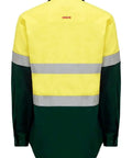 Hard Yakka Long Sleeve Hi Vis Taped Shirt Y04610 Work Wear Hard Yakka   