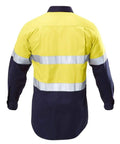 Hard Yakka Two Toned Reflective Taped Shirt Y07990 Work Wear Hard Yakka   