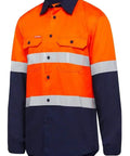 Hard Yakka Two Toned Taped Vented Reflective Work Shirt Y07940 Work Wear Hard Yakka   