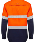 Hard Yakka Two Toned Taped Vented Reflective Work Shirt Y07940 Work Wear Hard Yakka   