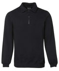 Jb's Wear Active Wear Black / S JB'S 1/2 Zip Fleecy Sweat 3FSZ